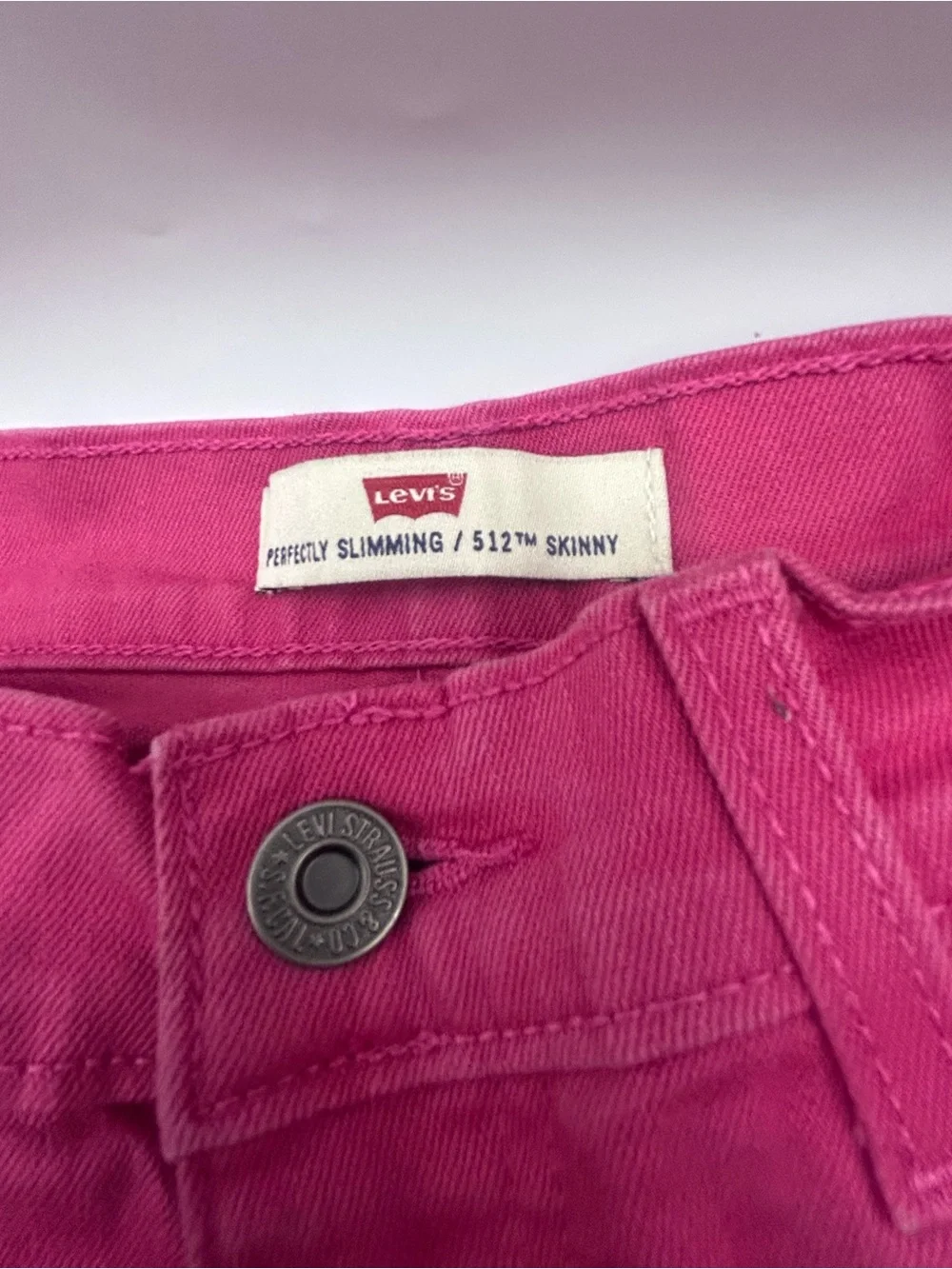 Levi's 512 Women's Pink Skinny Jeans